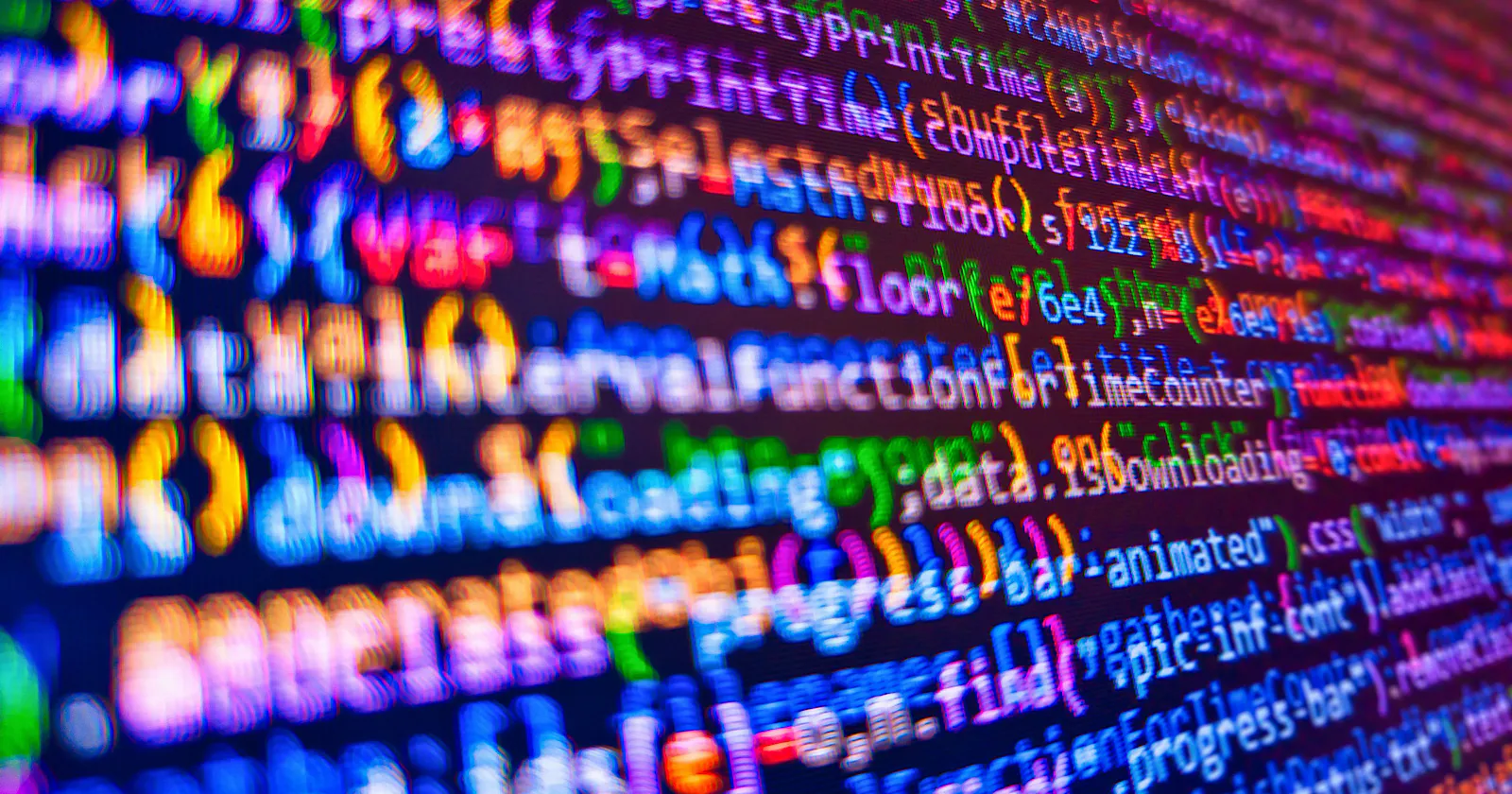 Structured data and code illustration